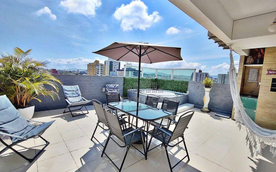 Cobertura Duplex Mobiliado, Vista Mar | 3 Quartos | Jacuzzi | 2 Vagas | hobby | Campinas – São José