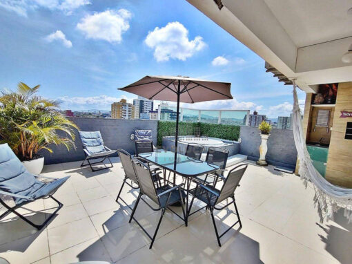 Cobertura Duplex Mobiliado, Vista Mar | 3 Quartos | Jacuzzi | 2 Vagas | hobby | Campinas – São José